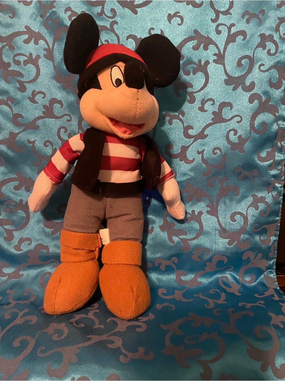 Mickey Mouse Pirate Plush Toy - Multicolor